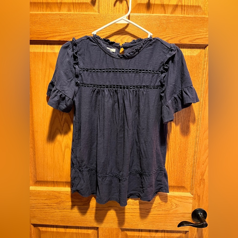Navy blouse